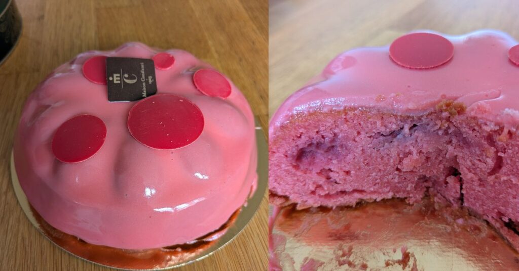 Pink Ispahan pastry