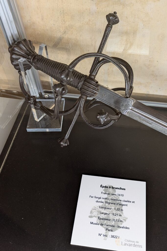 epee à branches, photo taken in Lavardens d'Artagnan exhibition